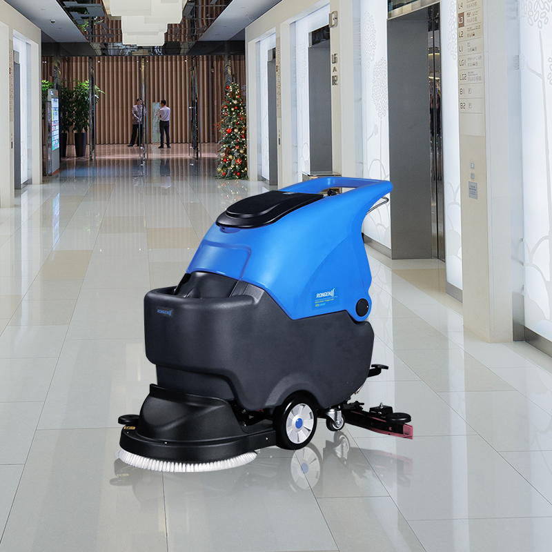 容恩洗地機在清潔大理石地面時的注意事項！